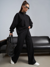 Спортивный костюм ISSA Plus модель 14472_черный Фото