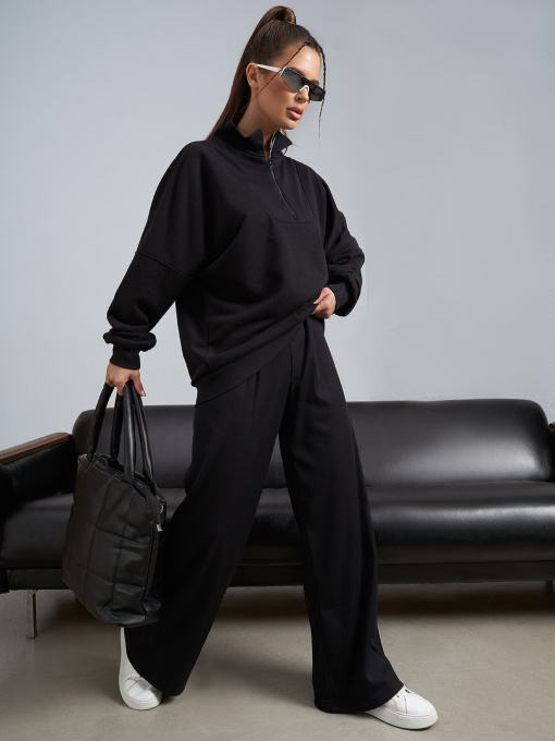 Спортивний костюм ISSA Plus модель 14472_черный Фото