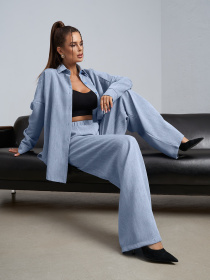 Костюм ISSA Plus модель 14474_голубой Фото