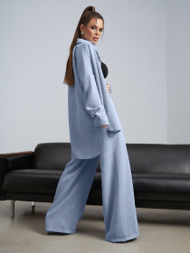Костюм ISSA Plus модель 14474_голубой Фото