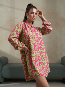 Сукня міні ISSA Plus модель 14478_салатовый Фото