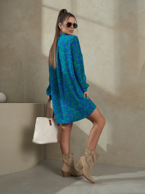 Сукня міні ISSA Plus модель 14478_синий Фото