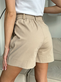 Шорты ISSA Plus модель 14490_бежевый Фото