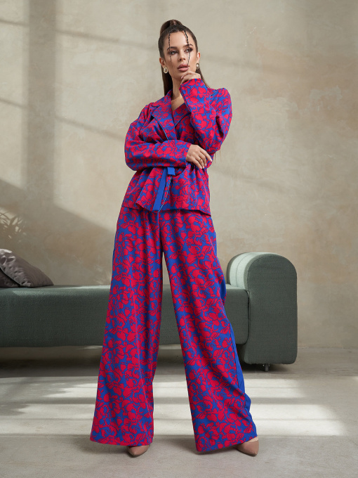 Костюм ISSA Plus модель 14493_синий Фото