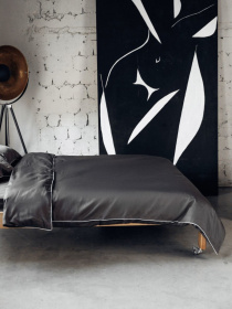 Комплект постільної білизни Graphite з принтом "Спокуса" B.D.S.M. модель SBCPKB01graphite Фото