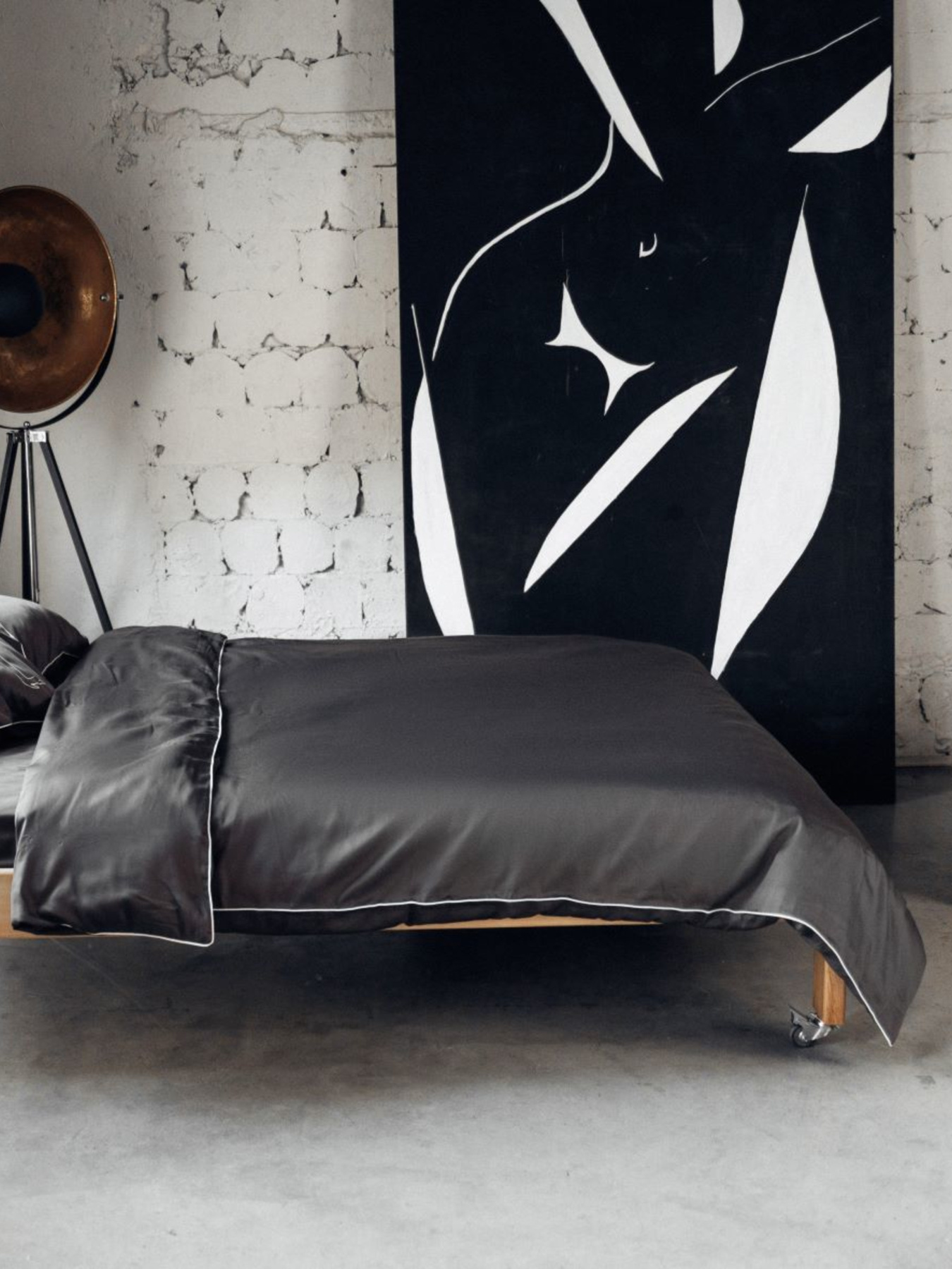 Комплект постільної білизни Graphite з принтом "Спокуса" B.D.S.M. модель SBCPKB01graphite Фото