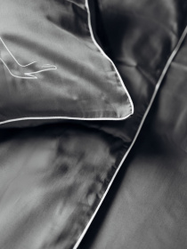 Комплект постільної білизни Graphite з принтом "Спокуса" B.D.S.M. модель SBCPKB01graphite Фото