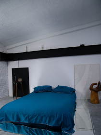 Комплект постільної білизни Deep Blue з принтом "Пристрасть" B.D.S.M. модель SBCPKB01blue Фото