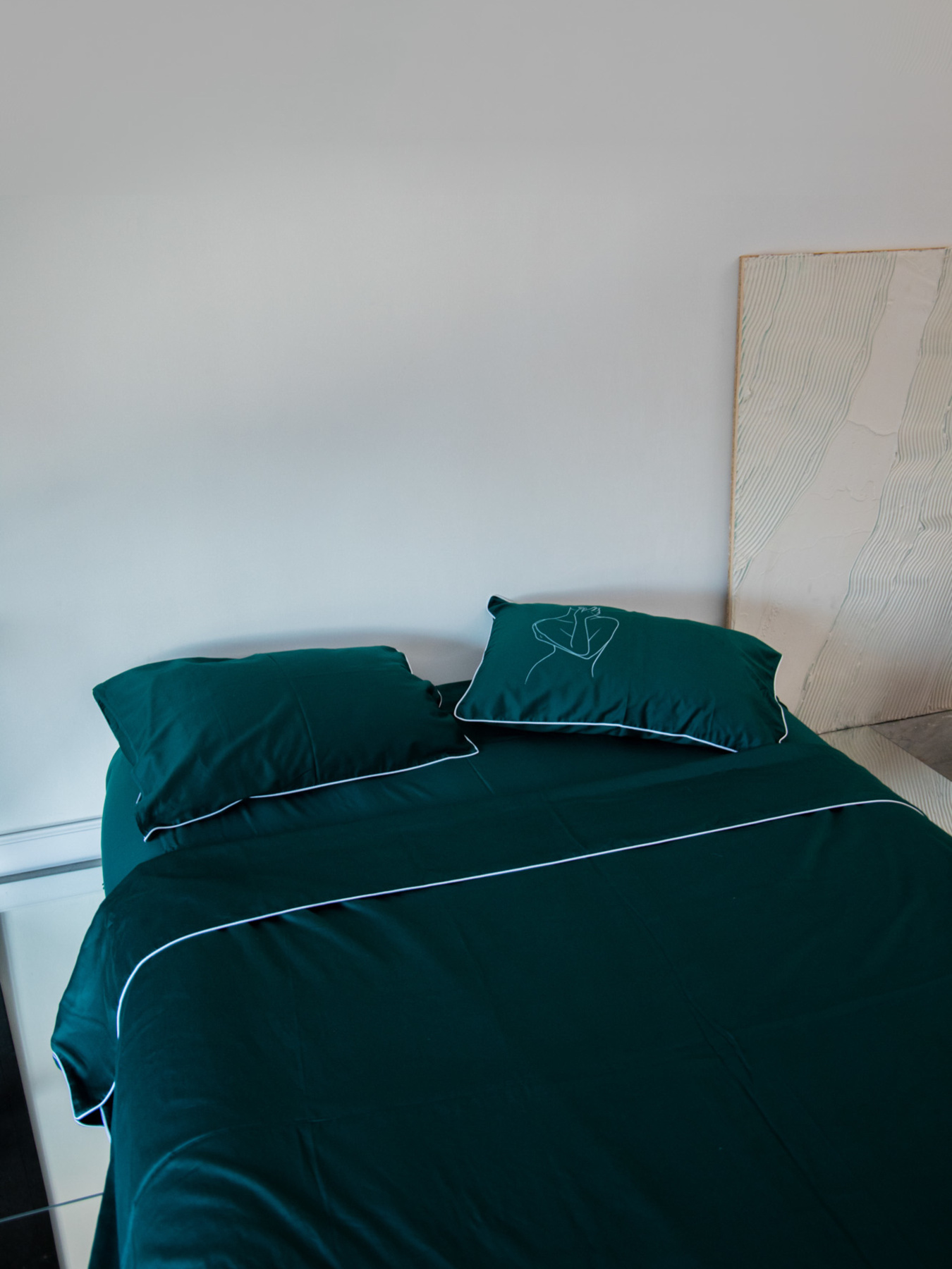 Комплект постільної білизни Deep Green з принтом "Бажання" B.D.S.M. модель SBCPKB0green Фото