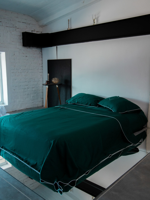 Комплект постільної білизни Deep Green з принтом "Бажання" B.D.S.M. модель SBCPKB0green Фото