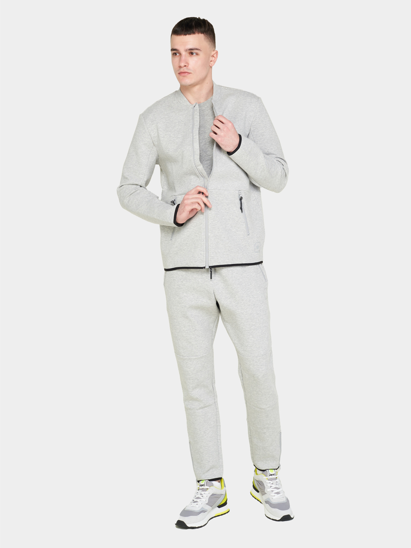 Кофта спортивная Lotto LAB SWEAT FZ MEL модель 217604_1CW Фото