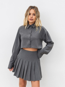 Юбка мини Romashka А-ля Преппі модель 206026405081 Фото