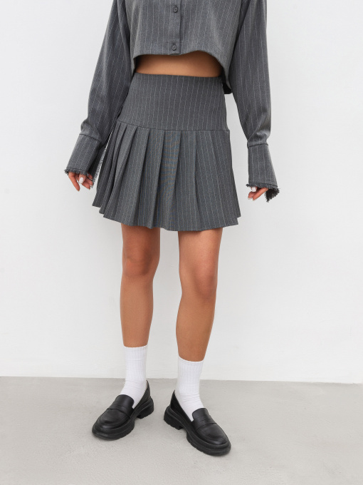 Юбка мини Romashka А-ля Преппі модель 206026405081 Фото