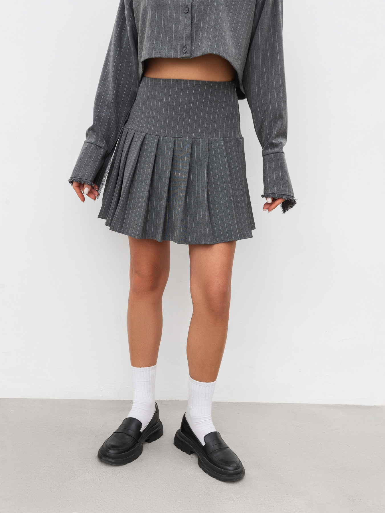 Спідниця міні Romashka А-ля Преппі модель 206026405081 Спідниця міні Romashka А-ля Преппі модель 206026405081 Фото