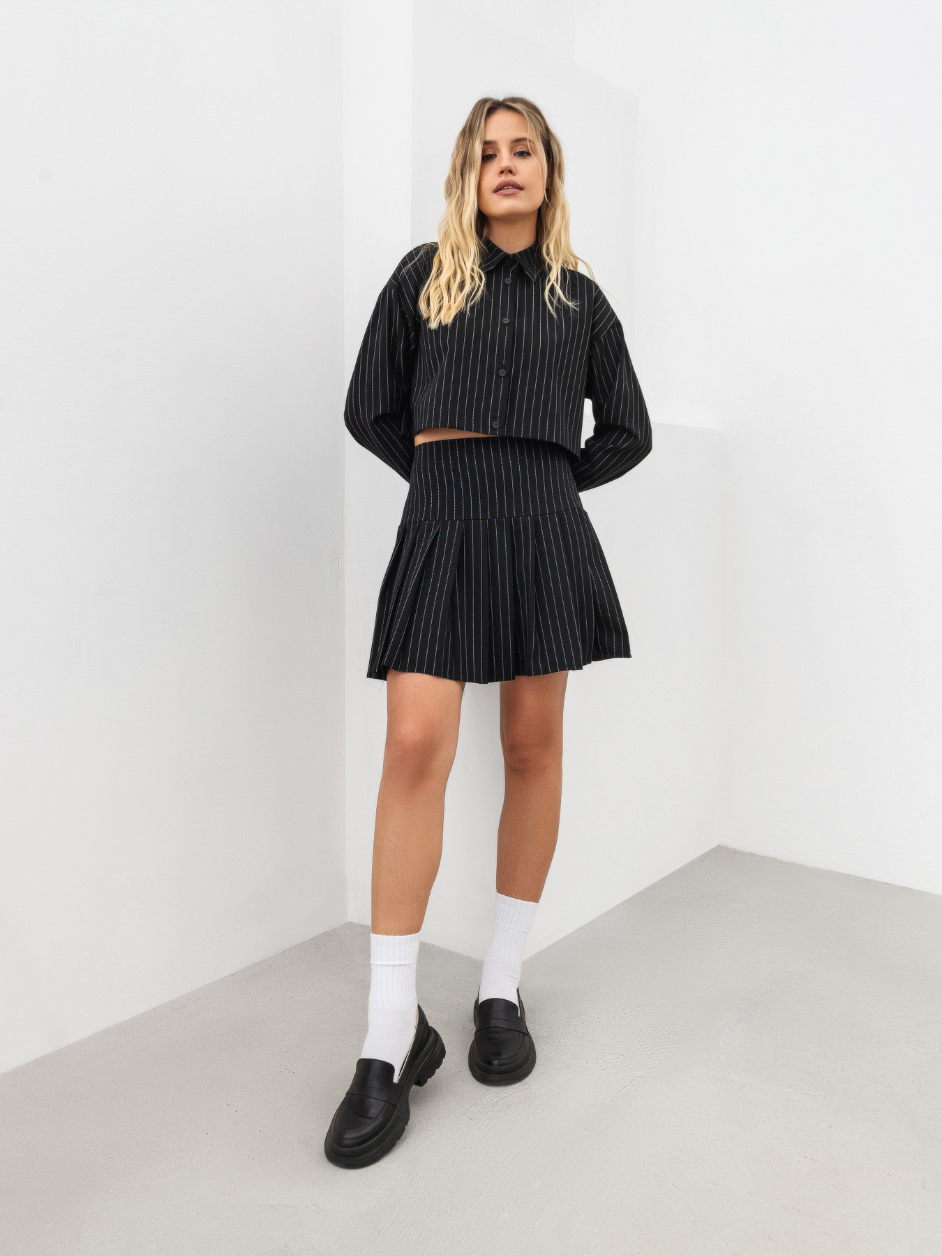 Спідниця міні Romashka А-ля Преппі модель 206026405101 Спідниця міні Romashka А-ля Преппі модель 206026405101 Фото