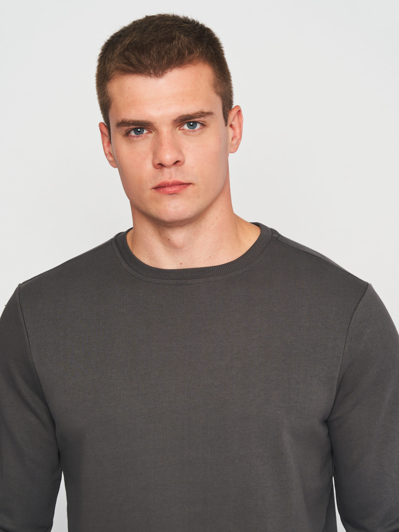 Свитшот Роза модель 210542_dark_gray Фото