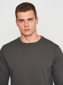 Свитшот Роза модель 210542_dark_gray Свитшот Роза модель 210542_dark_gray Фото