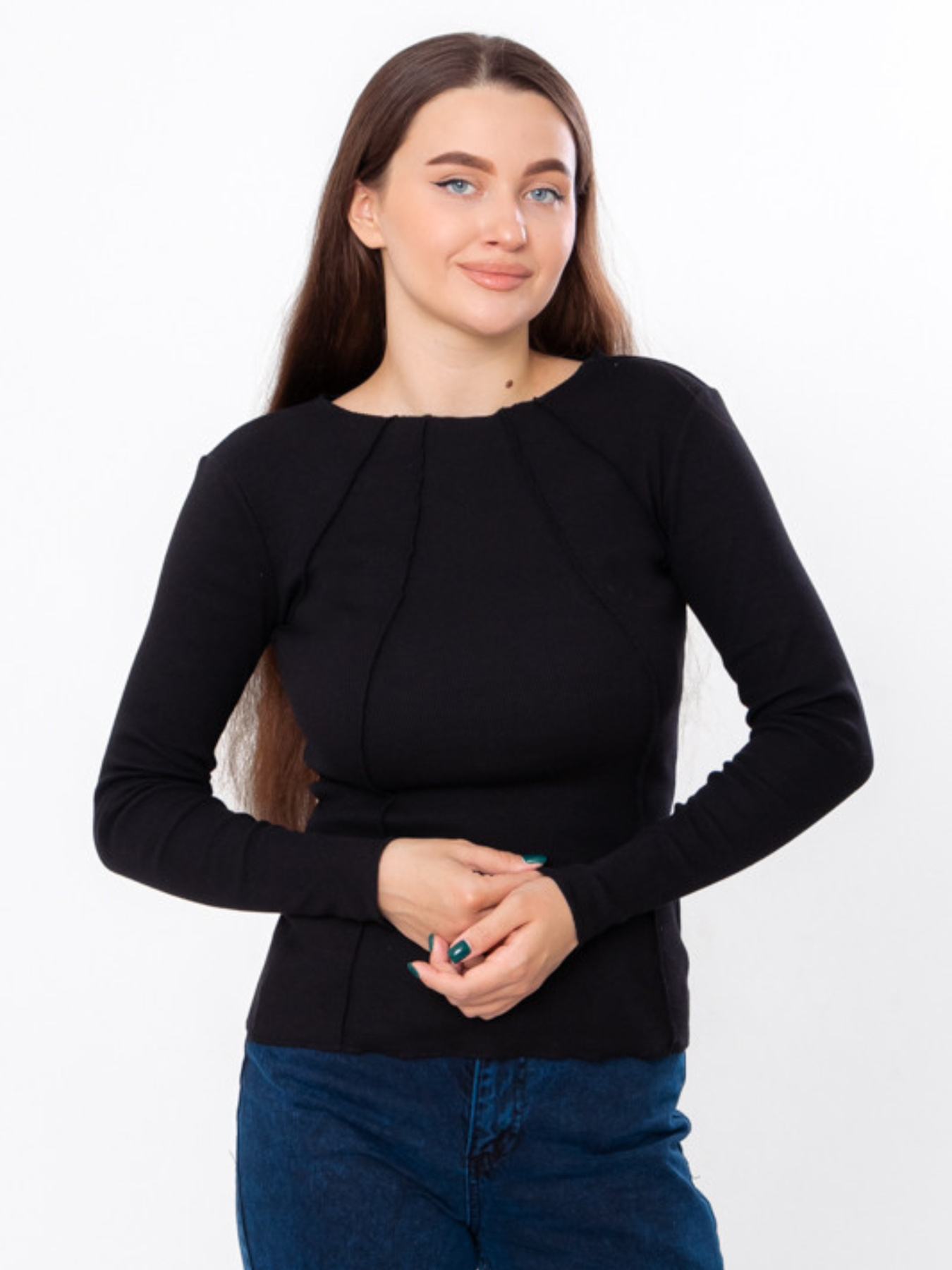 Лонгслів Носи своє модель 8387-019-chornij Фото