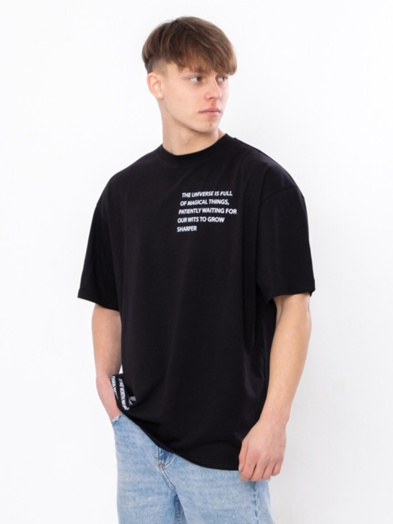 Футболка Носи своє модель 3383-001-33-chornij Фото