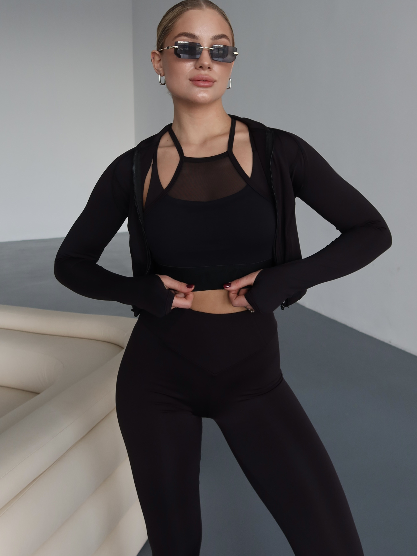 Леггинсы спортивные Asalart модель 1700-01 Фото