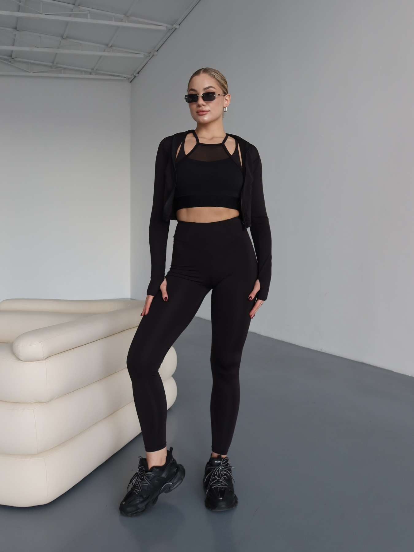 Спортивні леггінси Asalart модель 1700-01 Фото