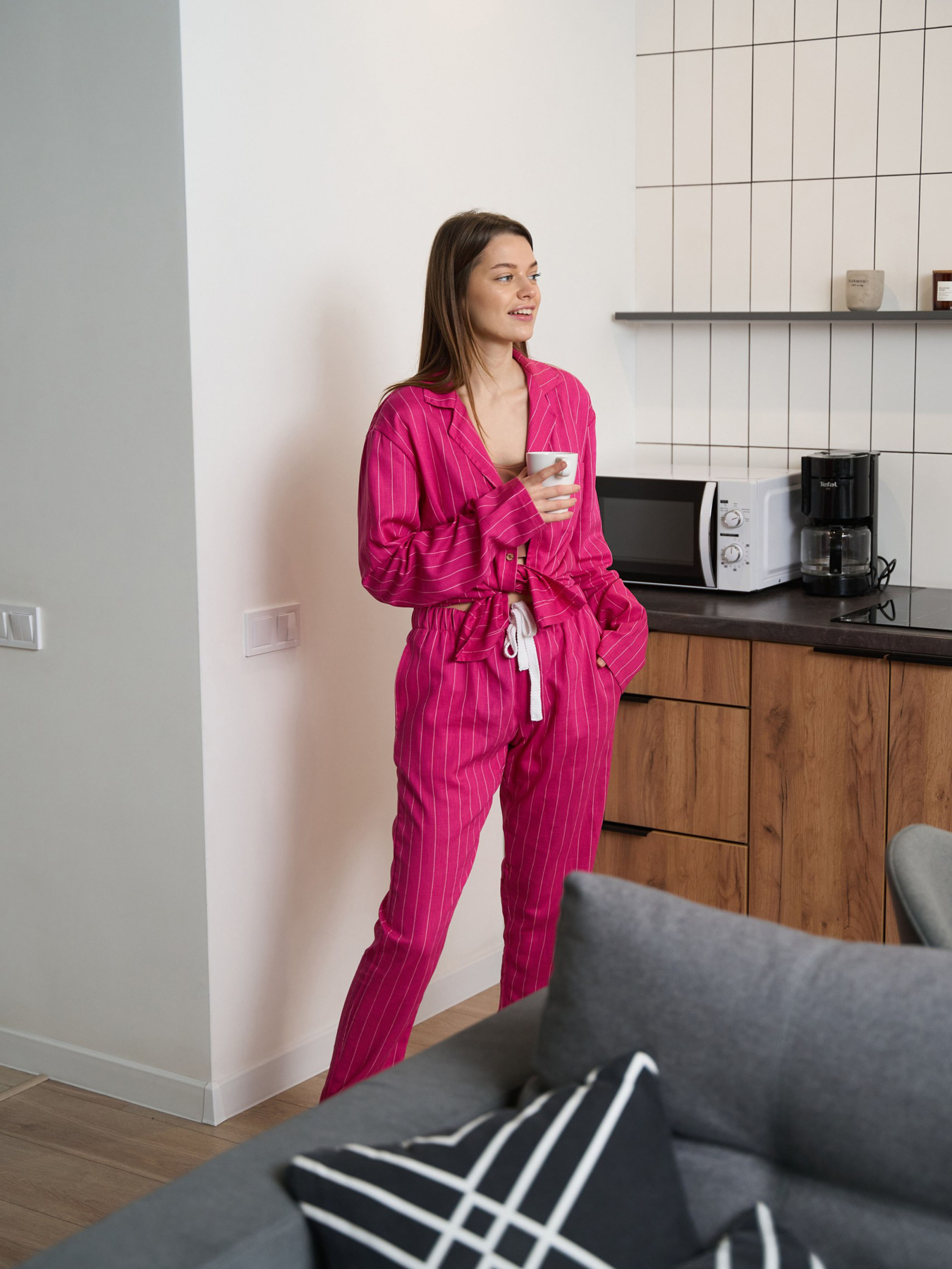 Пижама HANDY WEAR Linen Strip модель 0363 Фото