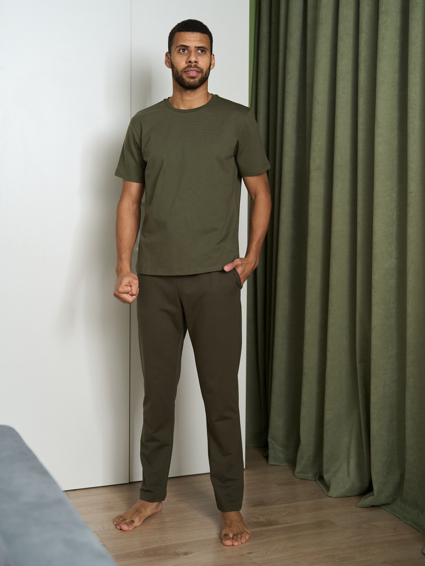 Домашний костюм HANDY WEAR Cotton Basic модель 0811-3 Фото