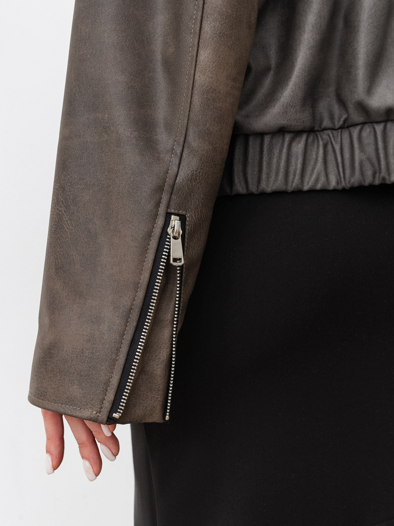 Шкіряна куртка Romashka Тато Носив модель 208024805081 Фото