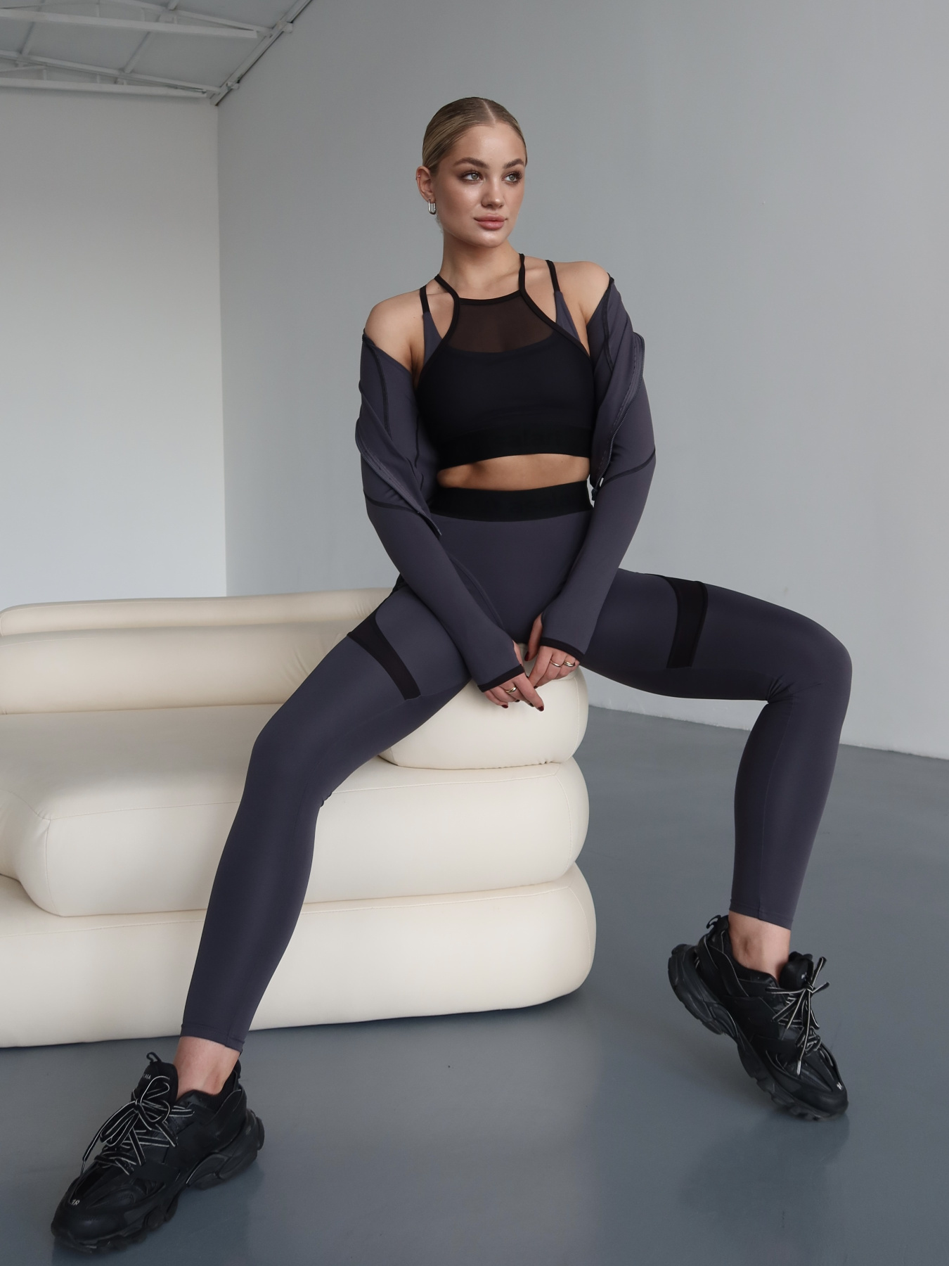 Леггинсы спортивные Asalart модель 9800-1 Фото