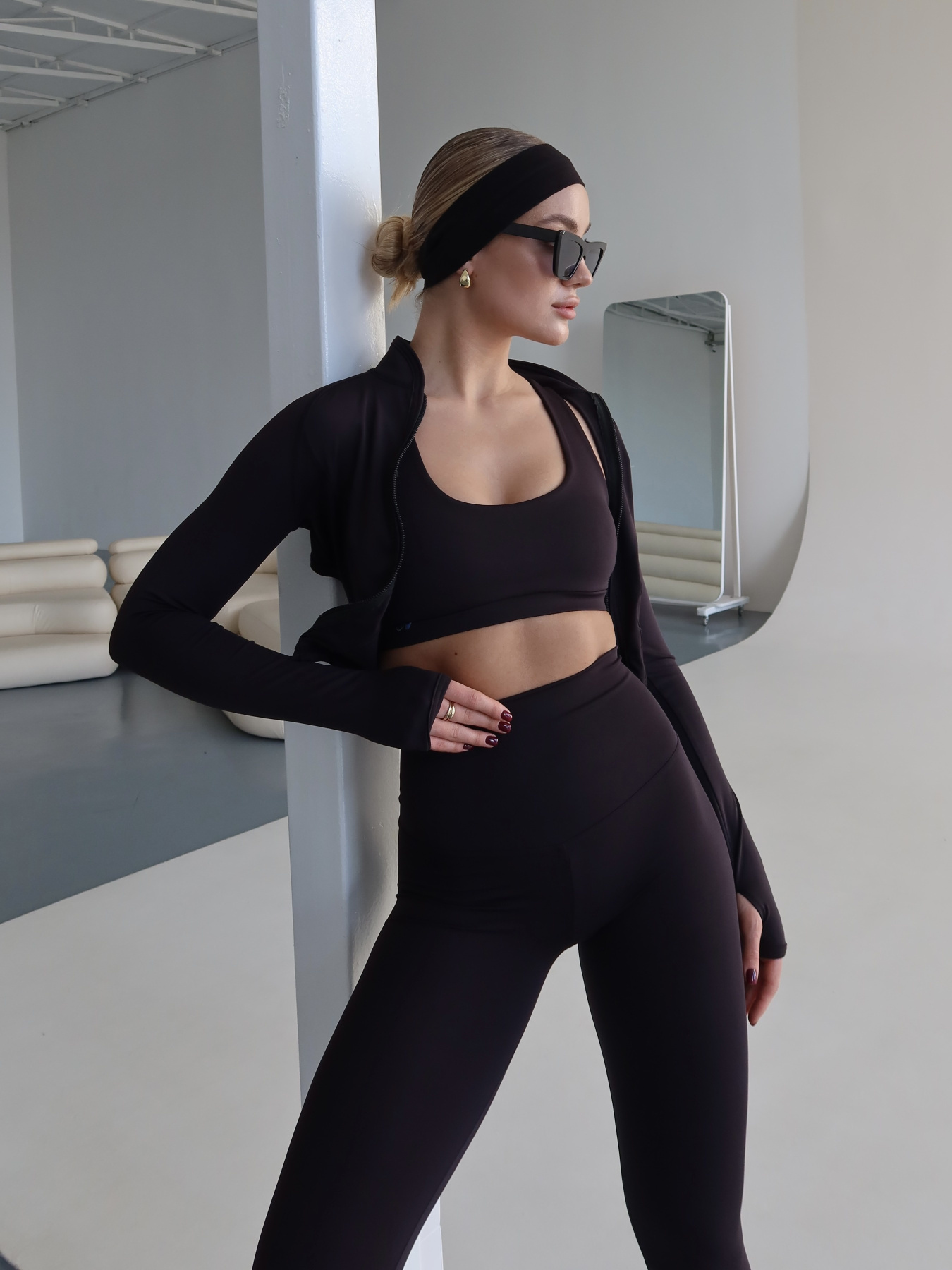 Леггинсы спортивные Asalart модель 1600-0 Фото