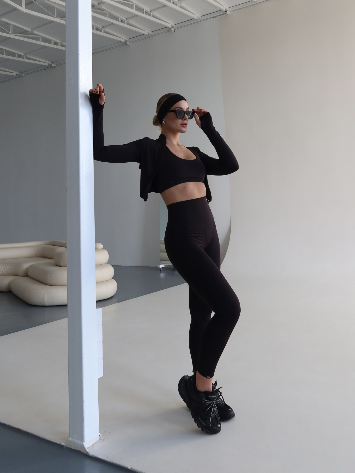 Леггинсы спортивные Asalart модель 1600-0 Фото