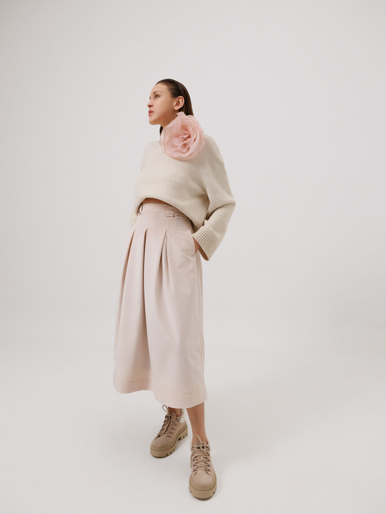 Спідниця міді Alnest модель AN 261 Фото