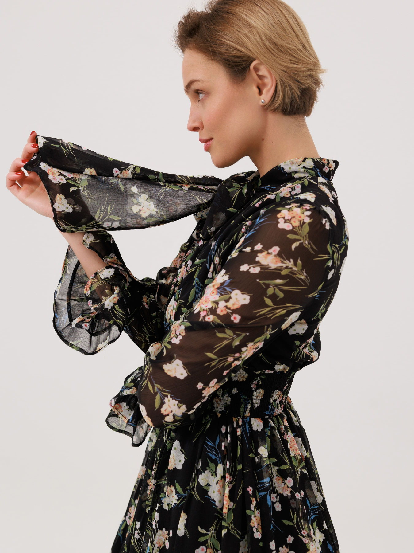 Сукня міді Alnest модель AN 140 Фото