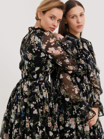 Сукня міді Alnest модель AN 140 Сукня міді Alnest модель AN 140 Фото