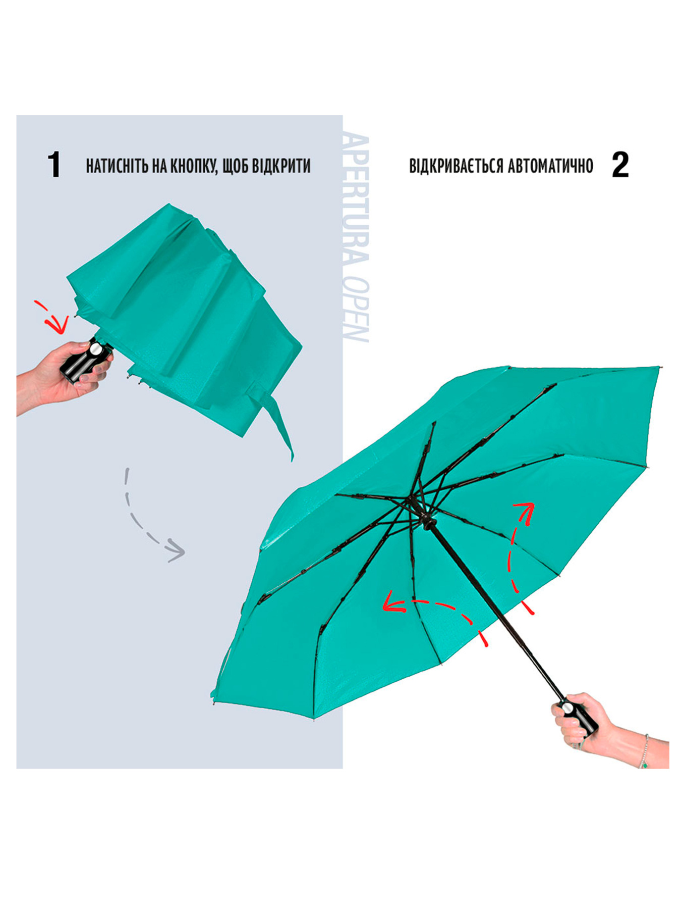 Парасолька PERLETTI Ombrelli Модель 96007-08 Фото