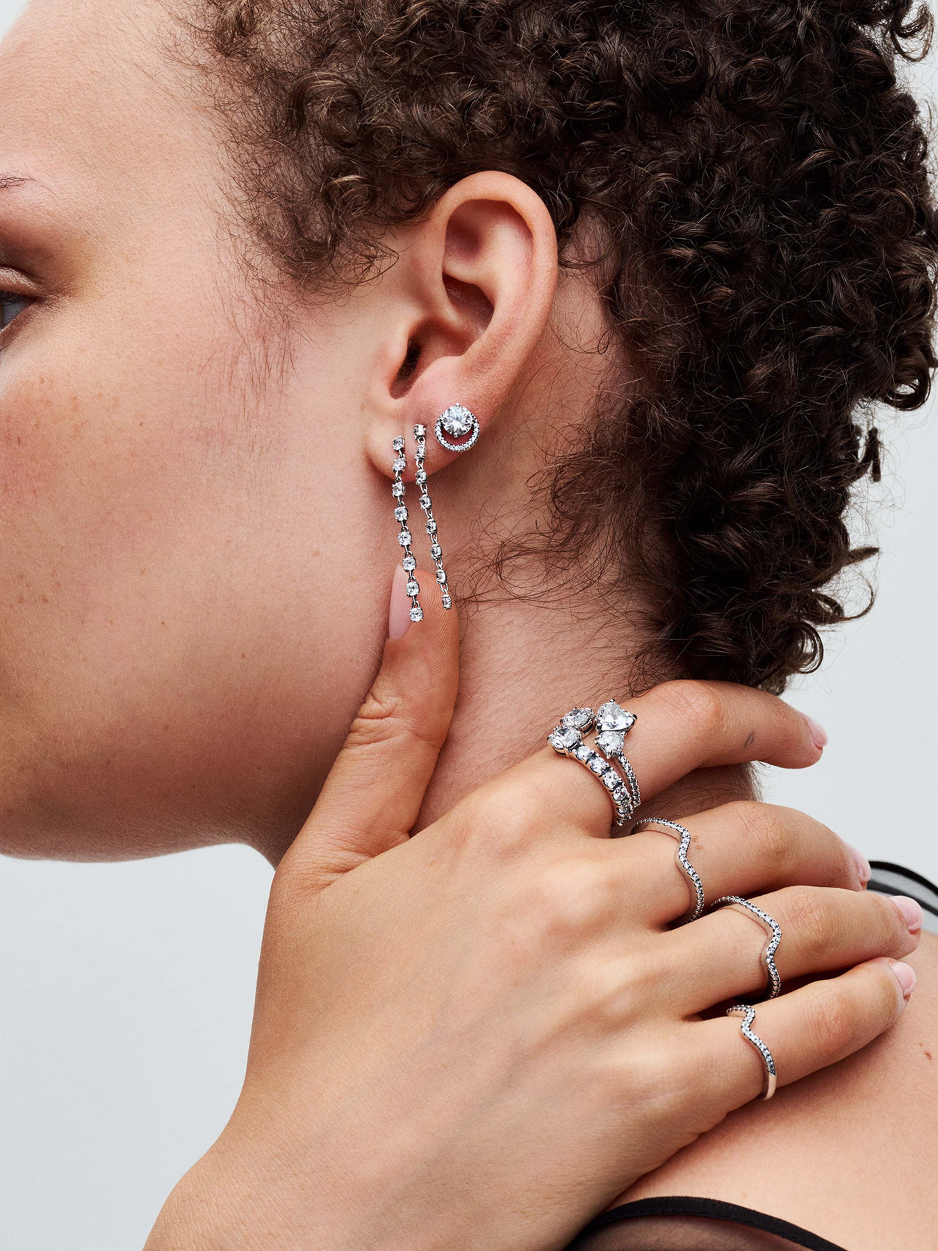 Каблучки PANDORA модель 193149C01 Каблучки PANDORA модель 193149C01 Фото