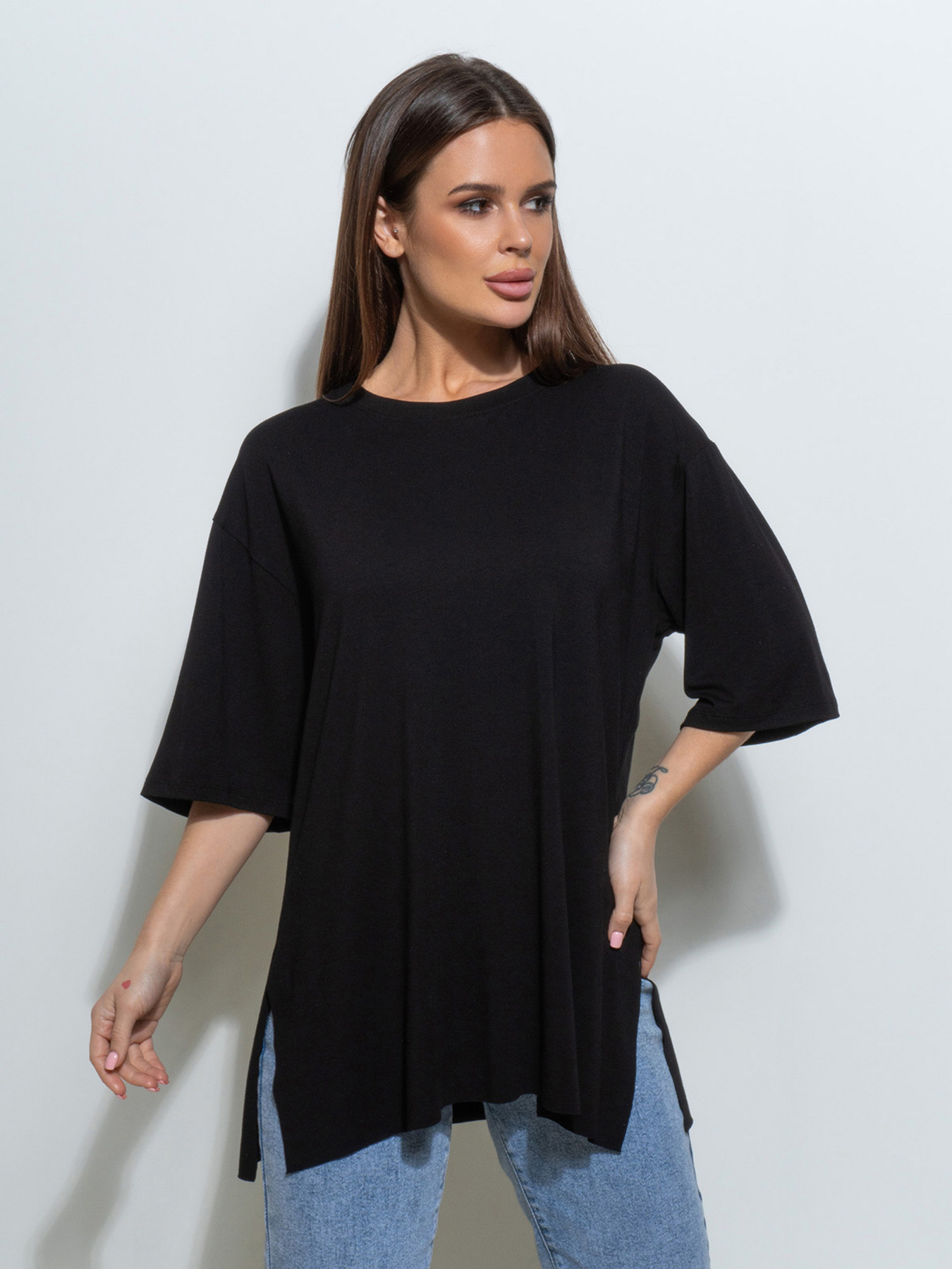 Футболка ISSA Plus модель 14495_черный Фото