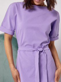 Сукня міді ISSA Plus модель 14499_сиреневый Сукня міді ISSA Plus модель 14499_сиреневый Фото