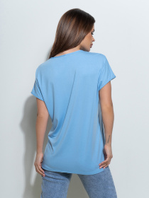 Футболка ISSA Plus модель 14496_голубой Фото