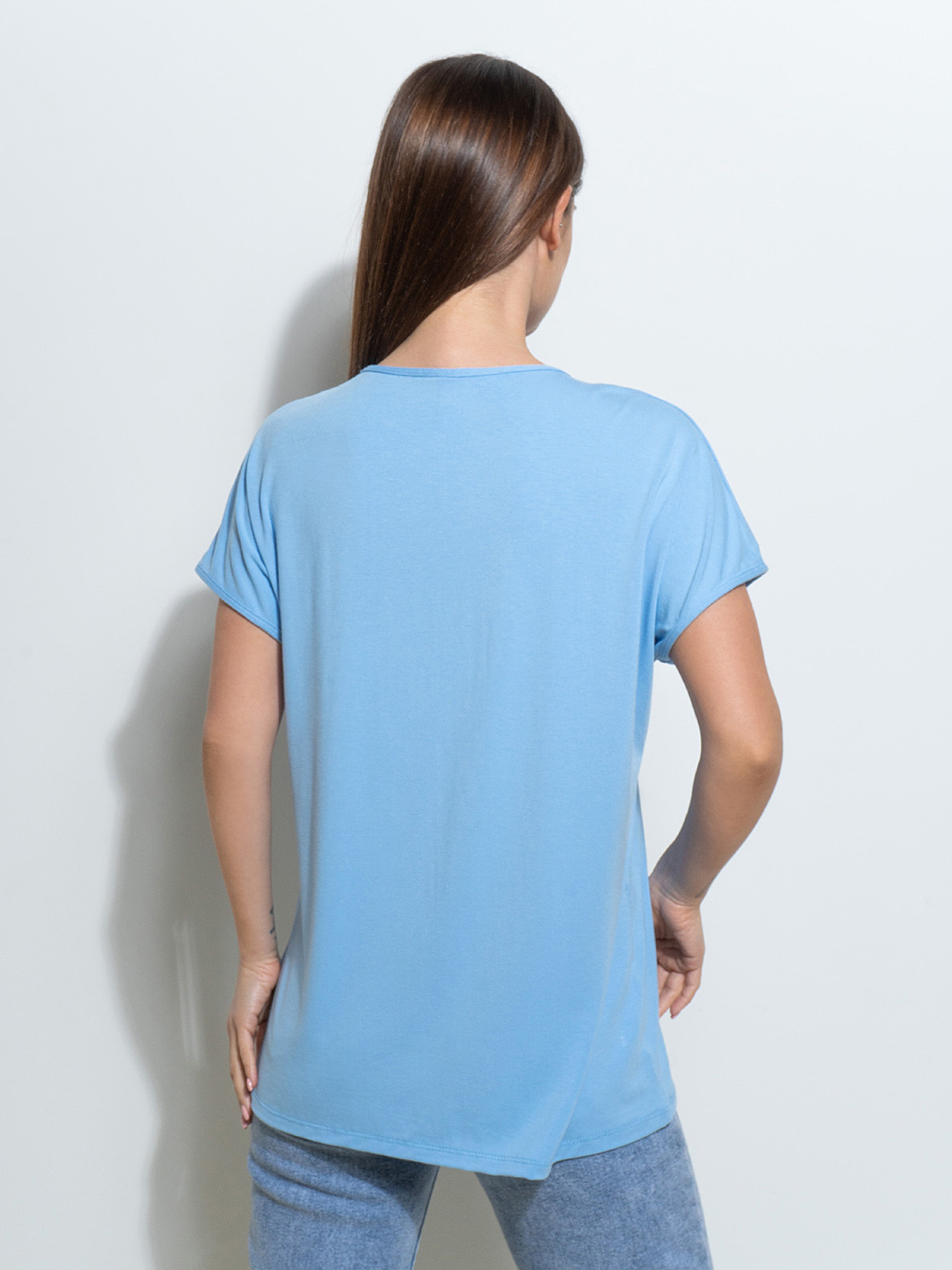 Футболка ISSA Plus модель 14497_голубой Фото