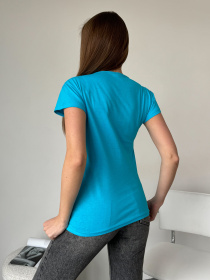 Футболка ISSA Plus модель WN20-593_голубой Фото
