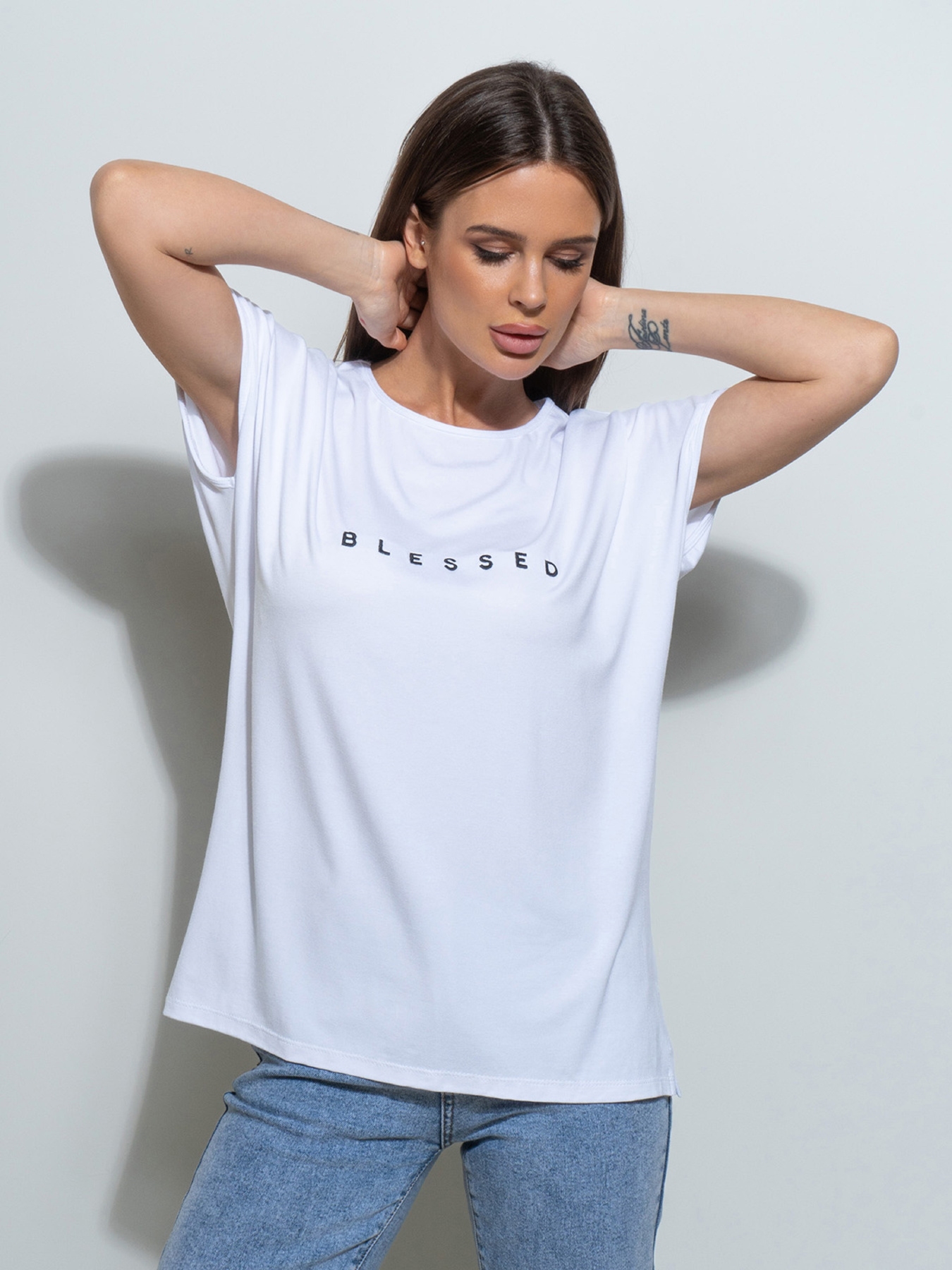 Футболка ISSA Plus модель 14496_белый Фото