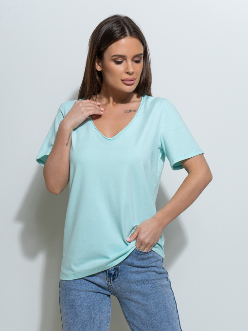 Футболка ISSA Plus модель 14494_мятный Фото