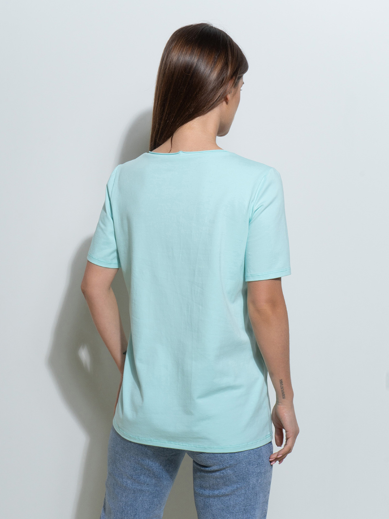 Футболка ISSA Plus модель 14494_мятный Фото