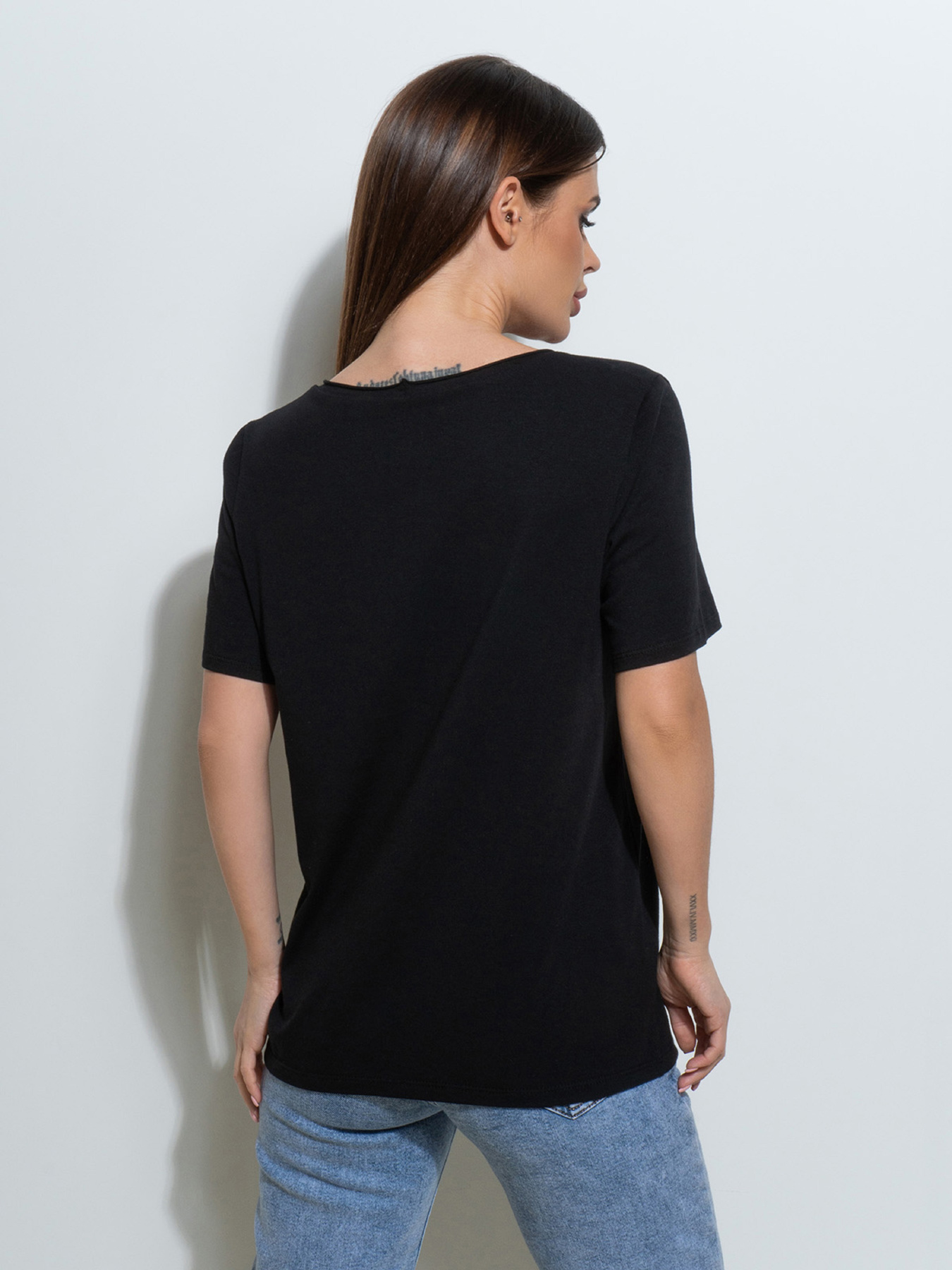 Футболка ISSA Plus модель 14494_черный Фото