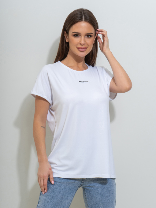 Футболка ISSA Plus модель 14497_белый Фото