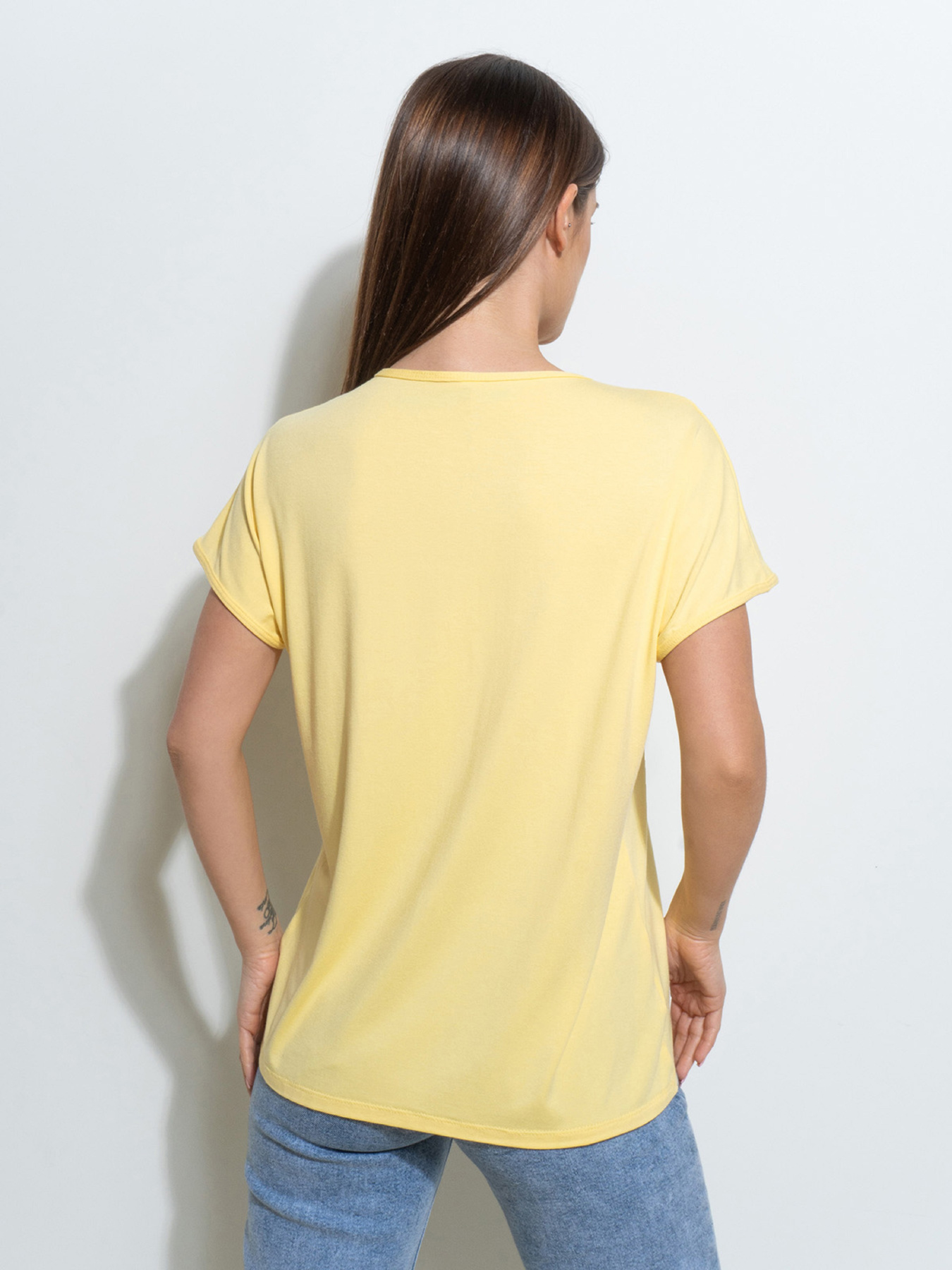 Футболка ISSA Plus модель 14497_желтый Футболка ISSA Plus модель 14497_желтый Фото