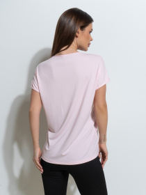Футболка ISSA Plus модель 14497_розовый Футболка ISSA Plus модель 14497_розовый Фото