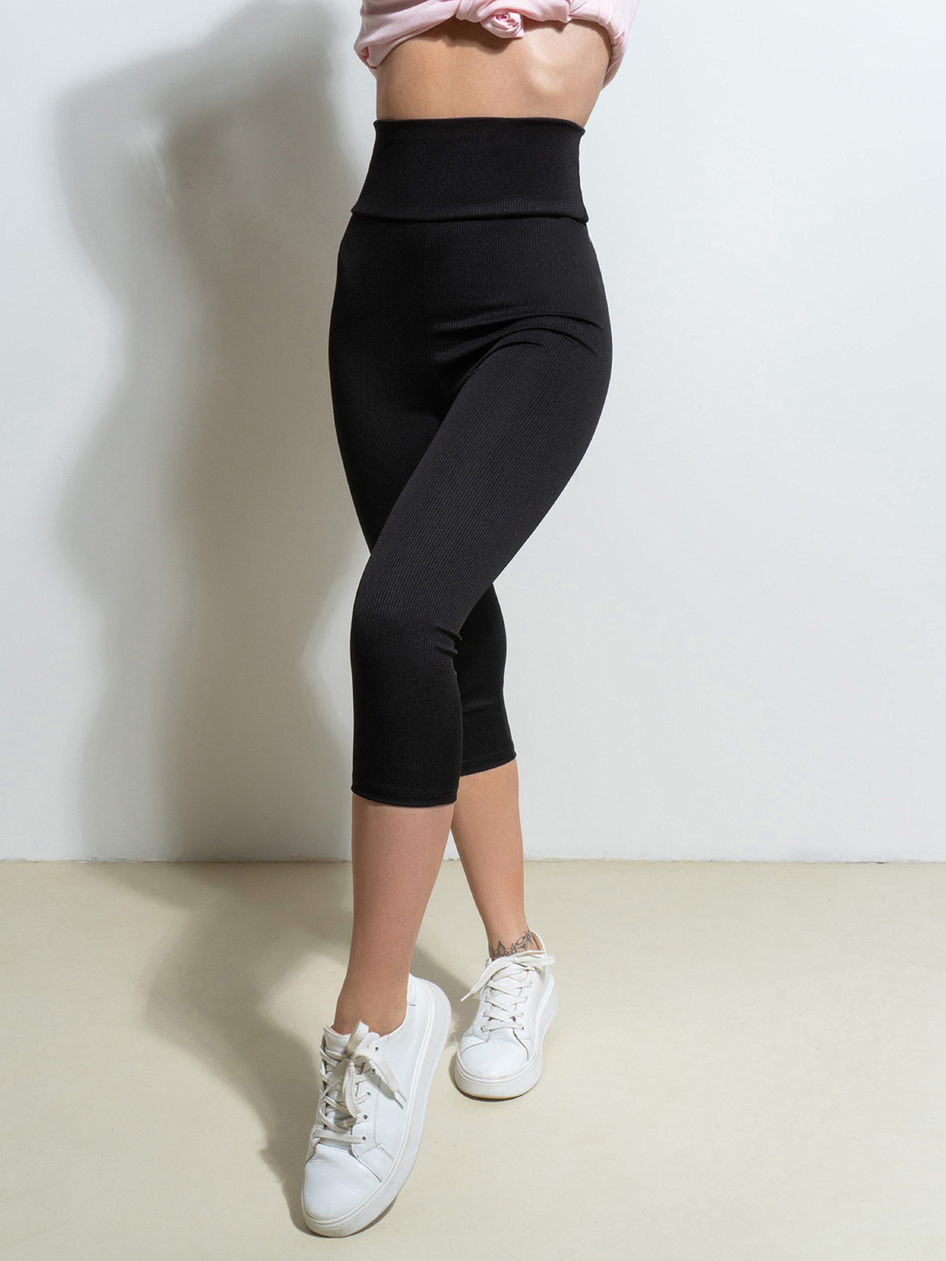 Спортивные леггинсы ISSA Plus модель 7773_черный Фото