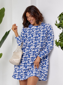 Сукня міні ISSA Plus модель 14511_мультиколор Фото